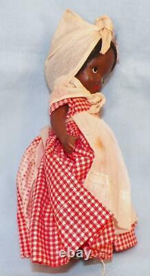 African American Mommy & Baby Nancy Ann Storybook Dolls #83 in OB Vintage Scarce