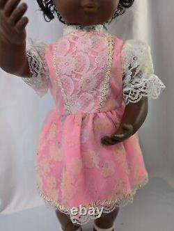 African American Musical Doll with Baby 18 Moves Eyes Close Hong Kong