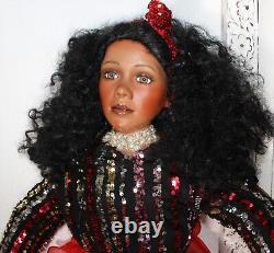 African American Porcelain Doll 38