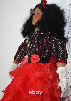 African American Porcelain Doll 38