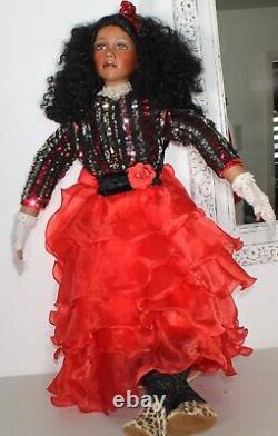 African American Porcelain Doll 38