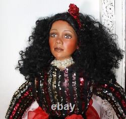 African American Porcelain Doll 38