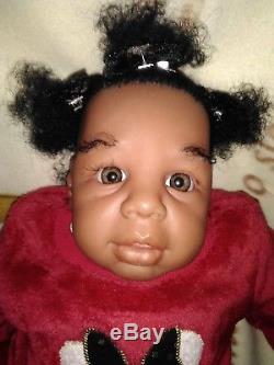 African American Reborn Baby Doll 21 Kyra kit by Eva Helland