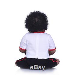 African American Reborn Baby Doll Boy Lifelike Anatomically Correct Doll Gifts