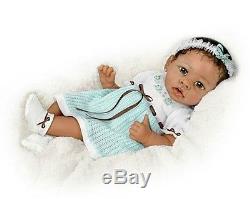 Alicia's Touch She Really Holds Your Hand! African American Baby Girl Doll