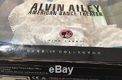 Alvin Ailey American Dance Theater Barbie Doll Pink Label NRFB African American