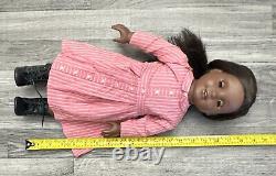 American Girl 18 Doll Addy Walker In Original Meet Dress With Black Boots 2017