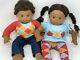American Girl Bitty Baby Twins African American Boy / Girl Curly Textured Hair