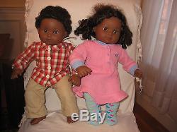 American Girl Bitty Baby Twins Doll African American Set Hard to Find
