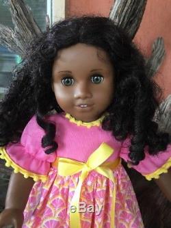American Girl CÉCILE African American 18 Doll Retired