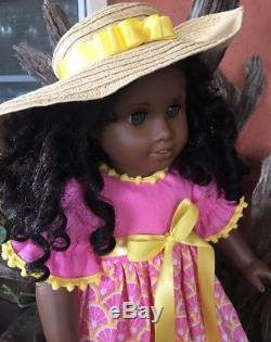 American Girl CÉCILE African American 18 Doll Retired