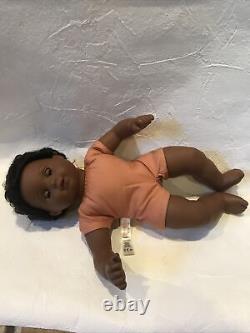 American Girl Doll Bitty Baby Twin Boy African American Dark Skin