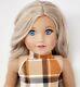 American Girl Doll Custom CYO Sparkle Blue Eyes, Medium Tan Skin, Ava