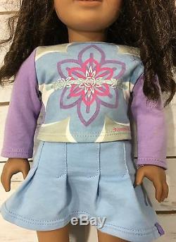 American Girl Just Like You Doll Curly Hair Ethnic African American Light Skin