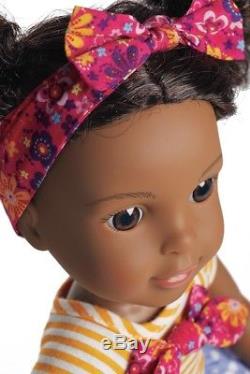 American Girl Kendall Doll Curly Mixed Dark Brown Black Hair African American