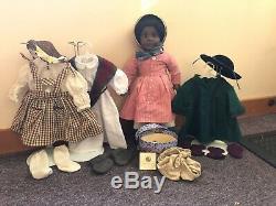 American Girl Retired Addy Walker Doll with Accessories, Christmas Dress, Ida Bean