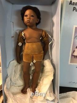 Annette Himstedt Puppen Kinder Pemba Summer Dreams Doll African American COA MIB