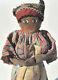 Antique African American Cloth Doll Oil Painted Face Southern Folk Art