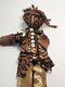 Antique African American doll Handmade Adrienne McDonald Urban Faeries