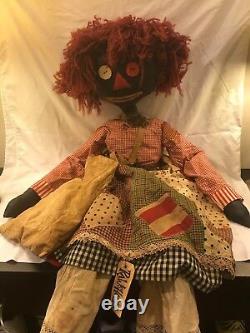 Antique African American doll by Adrienne McDonald