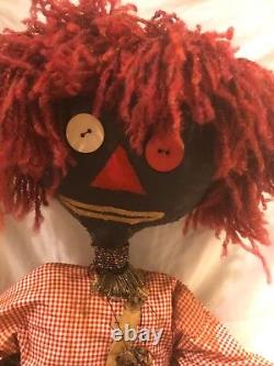 Antique African American doll by Adrienne McDonald