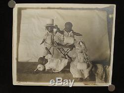 Antique American Doll Collection Artistic African American Interracial Photo