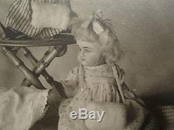 Antique American Doll Collection Artistic African American Interracial Photo