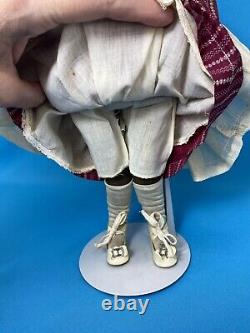 Antique Babyland Rag Cloth Doll Black Photo Lithograph Toy 1907 African American