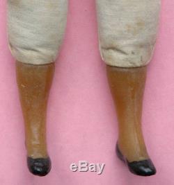 Antique German or French wax doll, possible ethnic, African American or colored
