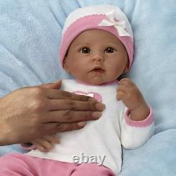 Ashton Drake Jayla So Truly Real African-American Baby Doll Breathes Heartbeat