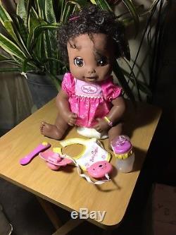 BABY ALIVE AFRICAN AMERICAN Soft Face Interactive Doll 2006 ENGLISH SPEAKING