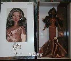 BARBIE BIRTHDAY WISHES AFRICAN AMERICAN DOLL NRFB SILVER LABEL 2004