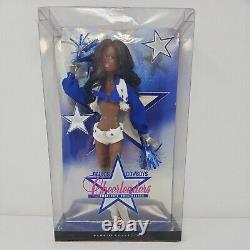 BARBIE DALLAS COWBOYS Cheerleader African American AA DOLL 2007 Mattel M2317