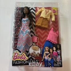 BARBIE FASHIONISTAS BOHO FRINGE 45 TALL African American AA MATTEL 2015