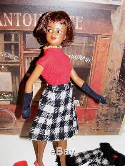 BLACK TAMMY Ideal DOLL RARE VINTAGE 1965 African American Grow up WINTER WEATHER