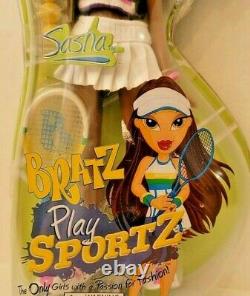 BRATZ Play Sportz Tennis SASHA Doll in Outfit Accessories New