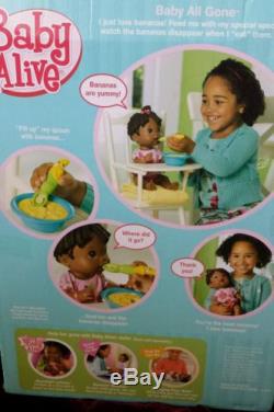 Baby Alive All Gone African American Feeding Time Interactive Doll NEW NIB