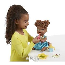 Baby Alive All Gone Talking Snackin' Doll African American NEW Lily Sara