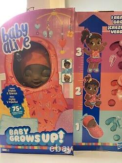 Baby Alive Baby Grows Up Sweet Blossom or Lovely Rosie Growing Doll Ships Now