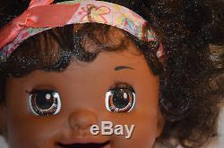 Baby Alive Doll Soft Face Learn to Potty 2007 Black African American 100% WORKS