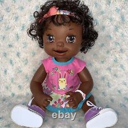 Baby Alive Learns to Potty 2007 African American Doll LOT