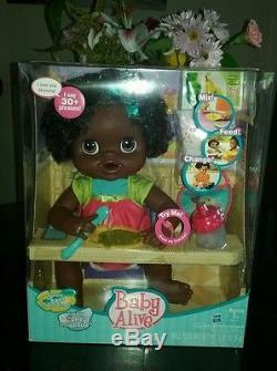 Baby Alive My Baby Alive Talking African American Baby Doll New Lot With Extras