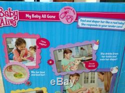 Baby Alive My Baby All Gone Doll With Bonus Outfit Diapers Food African-American