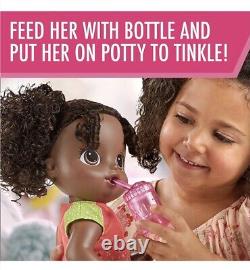 Baby Alive Potty Dance African American Doll, Talks & Tinkles, Bonus Edition