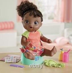 Baby Alive Potty Dance African American Doll, Talks & Tinkles, Bonus Edition