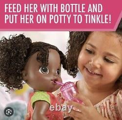 Baby Alive Potty Dance African American Doll, Talks & Tinkles, Bonus Edition