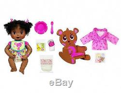 Baby Alive Real Surprises 16 Doll with Storytime Set African American Soft Face