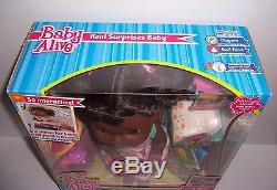 Baby Alive Real Surprises African American Baby Doll She Eats & Poops A3850 NEW