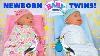 Baby Born Twins Compilation Twin Newborns Come Home From The Hospital Morning Routine