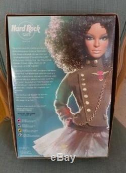 Barbie 2007 NRFB Hard Rock Cafe AA African American VHTF Gold Label Doll